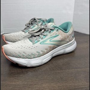 Brooks Glycerin 20 Women’s Running Shoes Size 7.5 Gray Teal